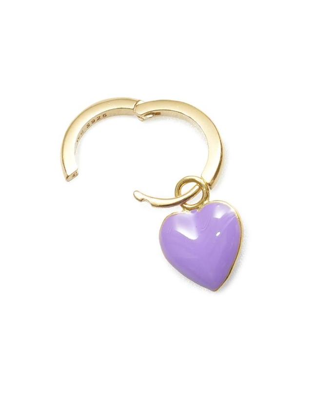 빌헬미나 가르시아 윌헤미나 가르시아 윌헬미나 가르시아 GOLD HEART EARRING/ HRT005-PURPLE 퍼플 착용컷