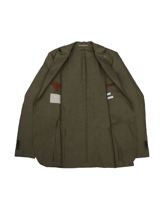 에이티피코 IKALOOK MADE IN ITALY 베이직 워시 비즈니스 린넨 자켓 BJK101 착용컷