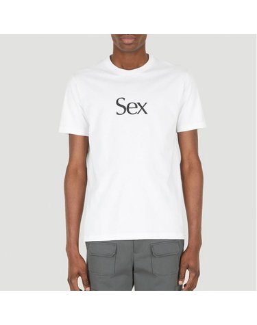 [해외직구] 26 FW 모어 조이 남성 그래픽 프린트 클래식 반팔 MJ TS594 WHITE