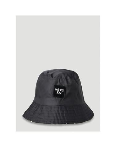 [해외직구] 26 FW 모어 조이 로고 스퀘어 패치 나일론 버킷햇 블랙 M0258 BLACK