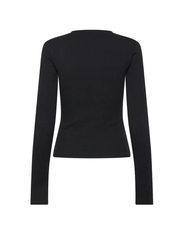 로데비어 [해외직구] 26 FW 로데브예 Karlai ribbed long sleeve T shirt 2310310 TP459163795 착용컷