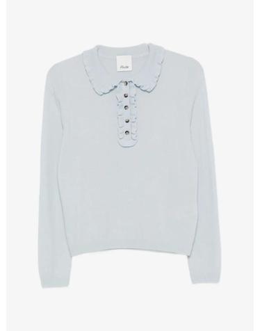 [해외직구] 26 FW 얼루드 ruffle trim polo shirt 2651712510 TP459088178