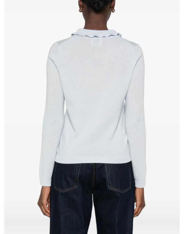 얼루드 [해외직구] 26 FW 얼루드 ruffle trim polo shirt 2651712510 TP459088178 착용컷