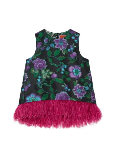 [해외직구] 26 FW 라더블제이 La Scala feather trim top TOP0013JCQ144BOT01BL01 TP459174656