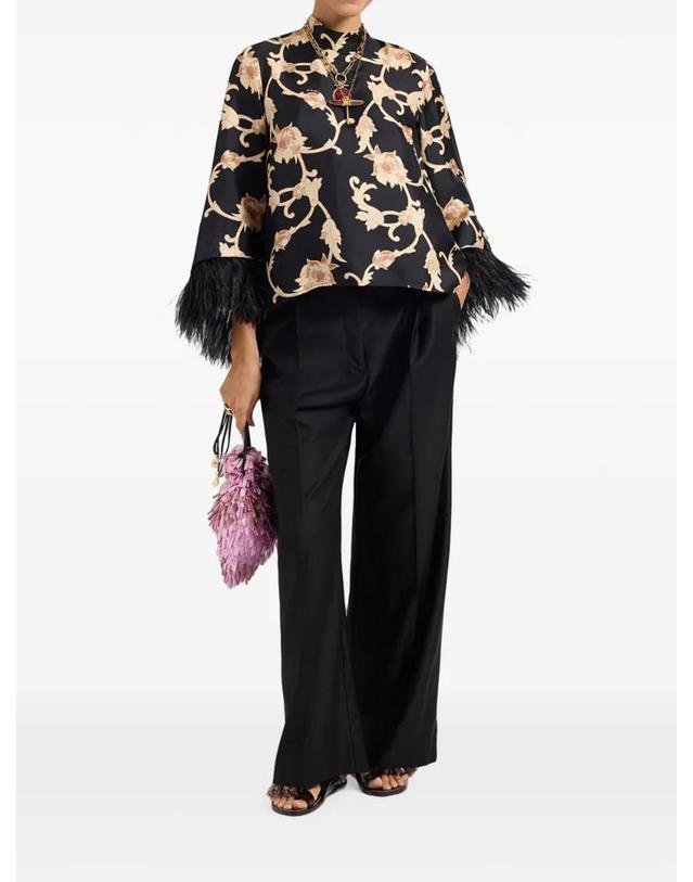 라 더블데이 라 더블제이 [해외직구] 26 FW 라더블제이 메이크 어 엑시트 탑 TOP0104SIL001BTC01BL01 TP458776651 착용컷