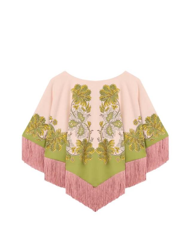 라 더블데이 라 더블제이 [해외직구] 26 FW 라더블제이 미니 판초 SCA0077VIS011SWA03PI01 TP459164155 착용컷