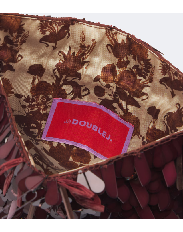 라 더블데이 라 더블제이 [해외직구] 26 FW 라더블제이 Dustbag 임벨리시드 파우치 TP581886622 착용컷