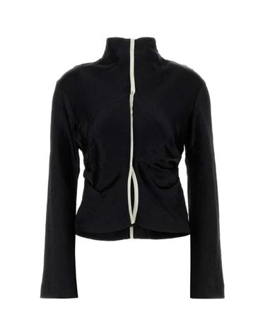 [해외직구] 24FW 나누슈카 블랙 새틴 Domini 블라우스 NW24FWSH33799BLACKECRU TP580088341