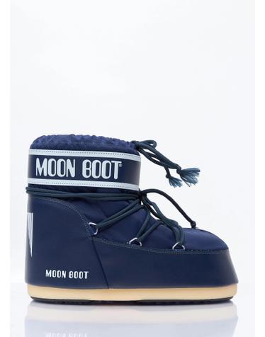 [해외직구] 26 FW 문부츠 여성 아이콘 로우 나일론 부츠 mnb0358008blu