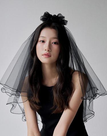 크리스탈 롱 베일 JP-25-095CB