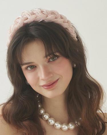 잔느 크리스탈 오간자 헤어밴드 JP-26-023HB