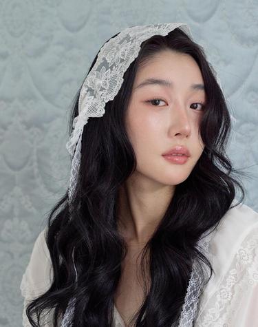풀 레이스 헤어 커치프 JP-26-106HB