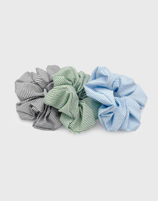 장폴클라리쎄 장폴 클라리쎄 링클 스트라이프 스크런치 JP-26-060S 착용컷