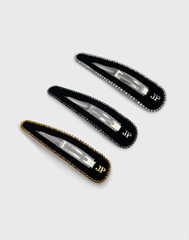 장폴클라리쎄 장폴 클라리쎄 글로이 크리스탈 헤어 클립 JC044SL 착용컷