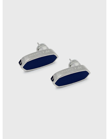 [SILVER] 라피스라줄리 원석 헥사곤 귀걸이 JS-22-001E-RR