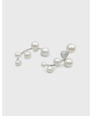 [SILVER] 벨로 진주 귀걸이 JS-22-009E