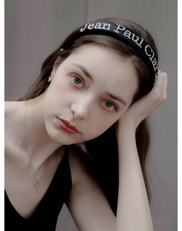 Jean Paul Clarisse 스톤 레터링 헤어밴드 JP-22-081HB