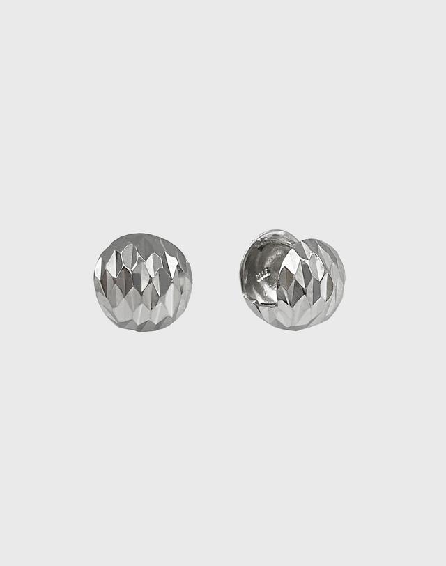 장폴클라리쎄 장폴 클라리쎄 [SILVER] 미러볼 귀걸이 JS-25-010E 착용컷