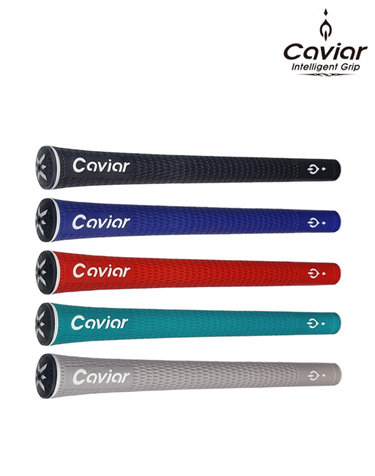 캐비어 CAVIAR 남성용 엑스퍼트 V10 라운드 골프그립 블랙_GF