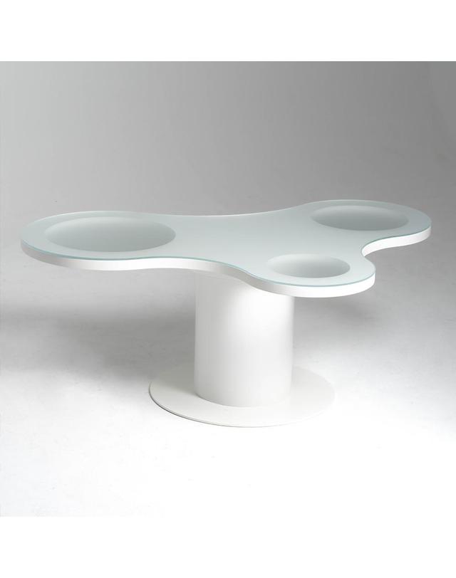 공공공일 HALO series Sofa table 화이트 착용컷