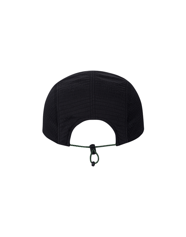 더블플래그 여성 [BEST][AIR GRID] Unisex Golf Cap-Cord Lock Adjustable Cap (Black) 블랙 상세