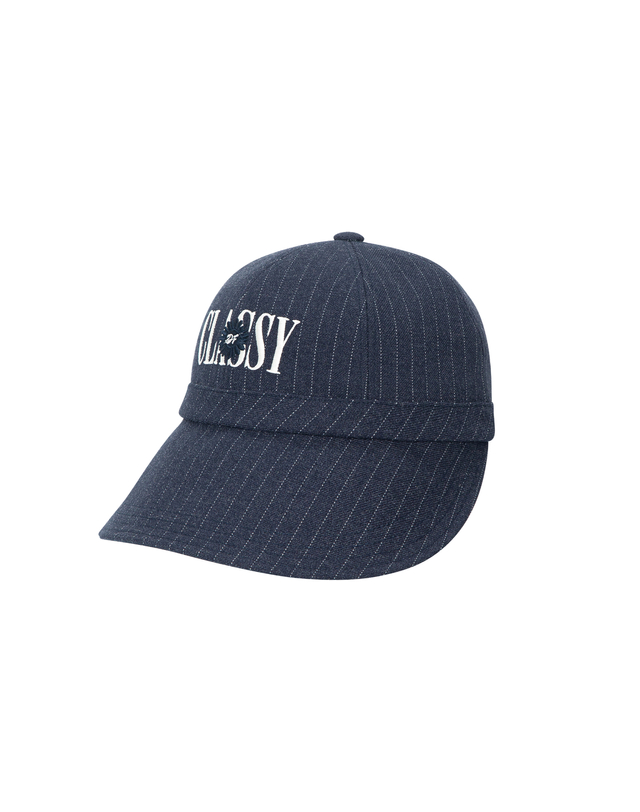 더블플래그 여성 [TREND PICK] 네이비 여성 Classy 바이브 스트라이프 햇 상세