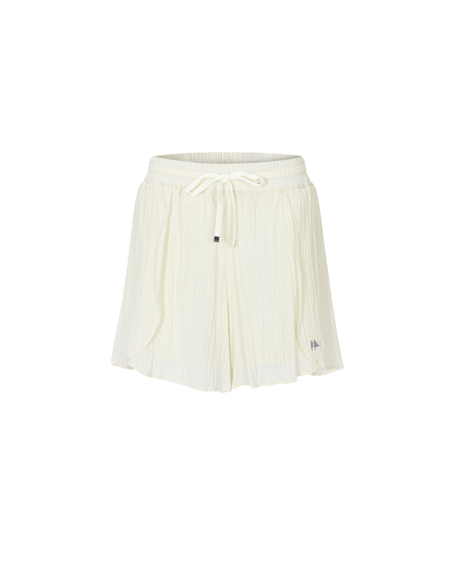 더블플래그 여성 [AIR GRID] Women Pro-Fit Tiered-Layer Pants (Ivory) 아이보리 착용컷