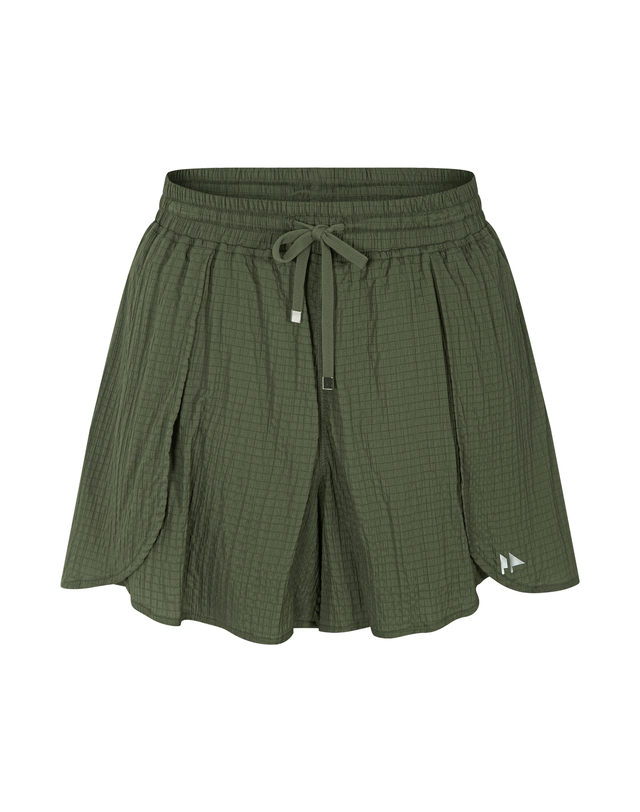 더블플래그 여성 [AIR GRID] Women Pro-Fit Tiered-Layer Pants (Khaki) 카키 착용컷