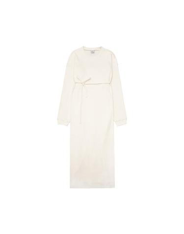베이스레인지 SHAW LONG SLEEVE KAFTAN DRSH-RIB-000-OW