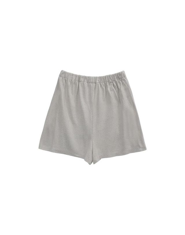 베이스레인지 베이스레인지 여성 DOMOND 쇼츠 아카시아 브라운 SHDO-WS-000-AB 그레이 착용컷