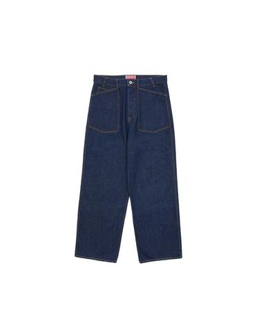 겐조 로고패치 남성 데님진 FD55DP4056B1-DM