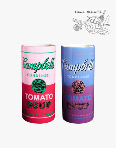 팝아트 르네블랑쉬 앤디 워홀 화병 (2color 택1)