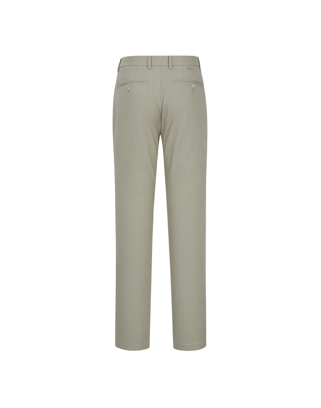 페라로 밀라노 [페라로밀라노] 레이온 혼방 스트레치 팬츠 베이지 (AM0ESL25353) 착용컷