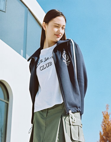 블루제이너클럽 이지웨어 트랙 자켓 네이비