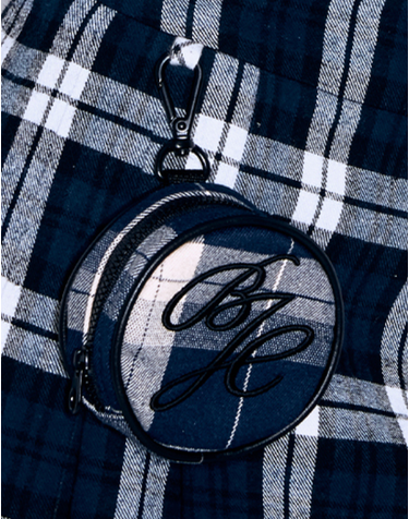 BJC Plaid Ball Bag - Blue
