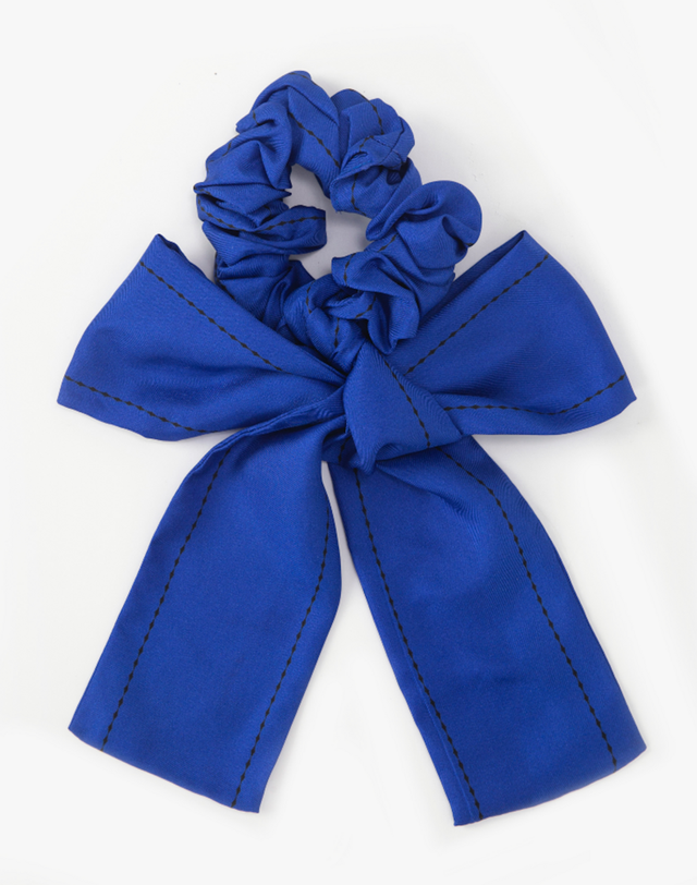 블루제이너클럽 BJC silk hair ribbon - Blue 착용컷