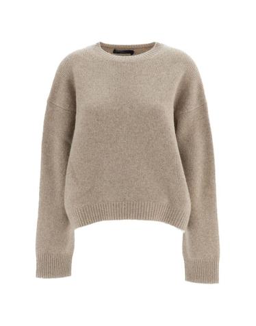 [해외직구] 26 FW arch4 Ivy crew neck drop shoulder sweater KNJP55BEIGEMELANGE TP459402378