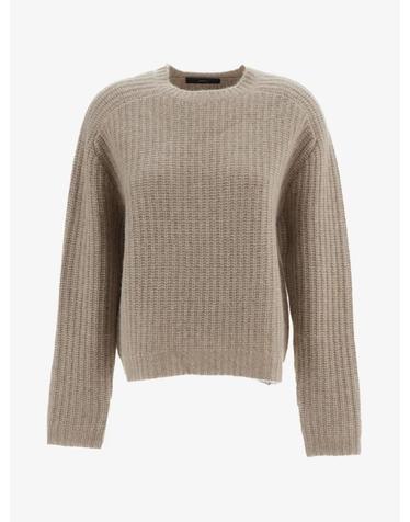 [해외직구] 26 FW arch4 Nisha ribbed knit cashmere sweater KNJP26353BEIGEMELANGE TP459402367