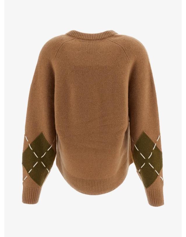 아치포 [해외직구] 26 FW arch4 Sloane argyle intarsia V neck sweater KNJP24271CHINCHILLAARGYLE TP459402325 착용컷