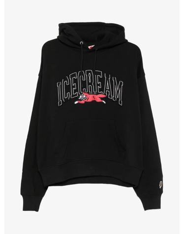 [해외직구] 26 FW 아이스크림 로고 패치 드로스트링 후드티 ICPH26230BLACK TP456721282