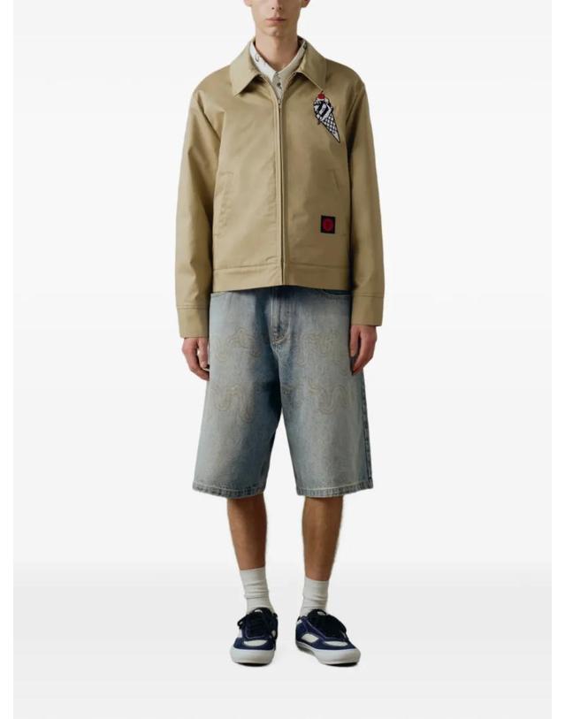 아이스크림 [해외직구] 26 FW 아이스크림 Cone Man zip up shirt jacket ICOU26303 TP459370401 착용컷
