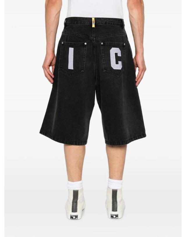 아이스크림 [해외직구] 26 FW 아이스크림 러닝 도그 데님 쇼츠 ICDS26271BLACK TP456084793 착용컷