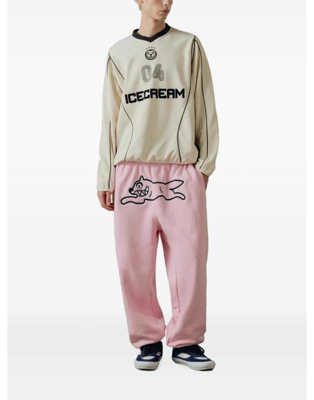 아이스크림 [해외직구] 26 FW 아이스크림 Training logo print V neck T shirt ICSS26353 TP459239100 착용컷