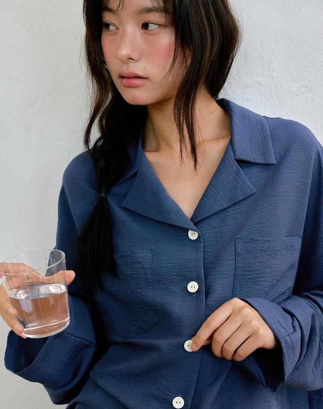 울랄라 [SET] 베이직 긴팔 반바지 여성페어 균일가 모음전 (5종 택1) 착용컷