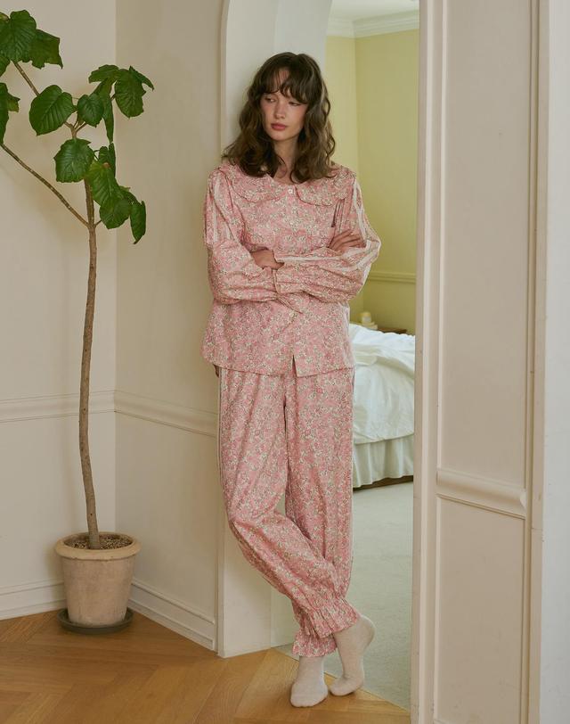 울랄라 포르티 긴팔 여성페어 핑크베이지 (30수) 착용컷