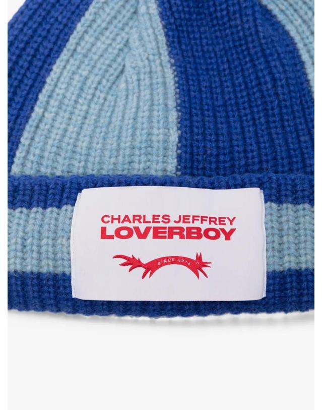 찰스 제프리 러버보이 [해외직구] 26 FW 찰스 제프리 러버보이 striped pompom beanie hat 064131401 TP460410808 착용컷