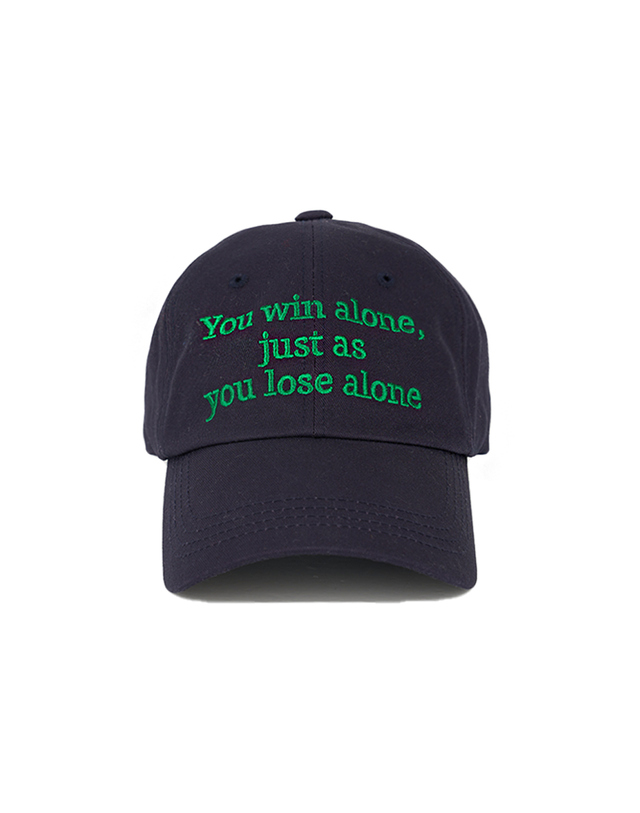 클레버필드 피치 alone 볼캡_네이비 착용컷