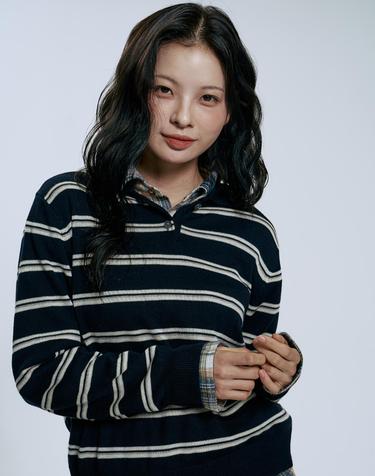 아카데미 스트라이프 카라니트_블랙