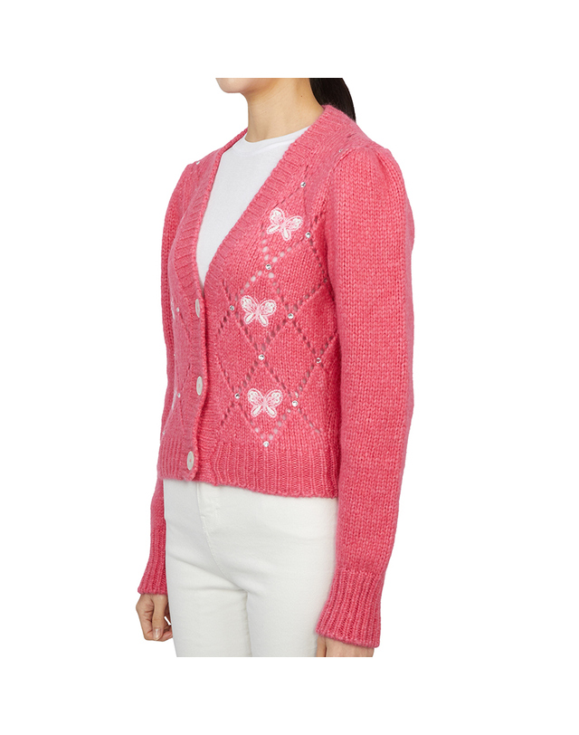 알레산드라리치 알렉산드라리치 알렉산드라리치 여성 가디건 FAB3269 K3835 1366 착용컷