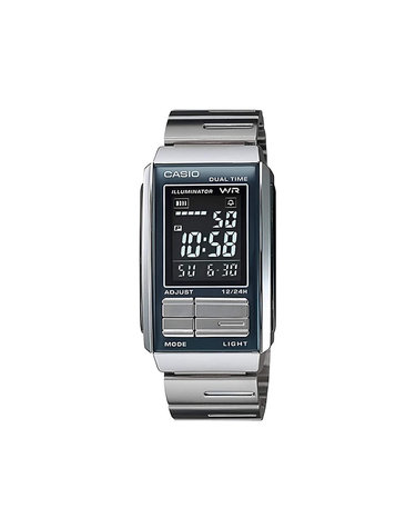 카시오 LA-201W-1B 퓨처리스트 디지털 공용 메탈 시계